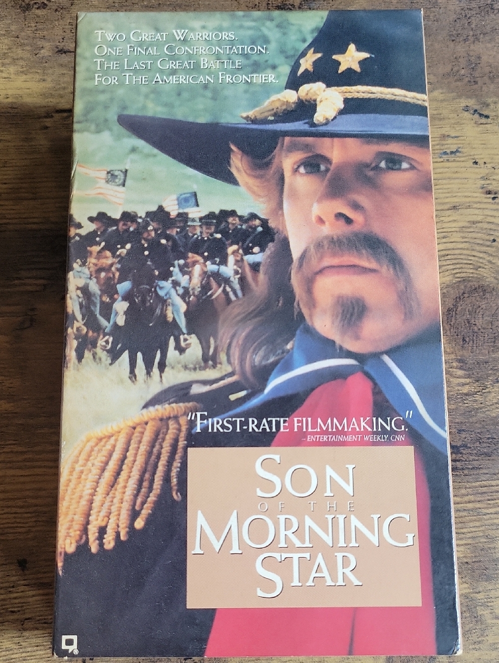 Son of the Morning Star VHS Movie Case - Blue, Red, Tan